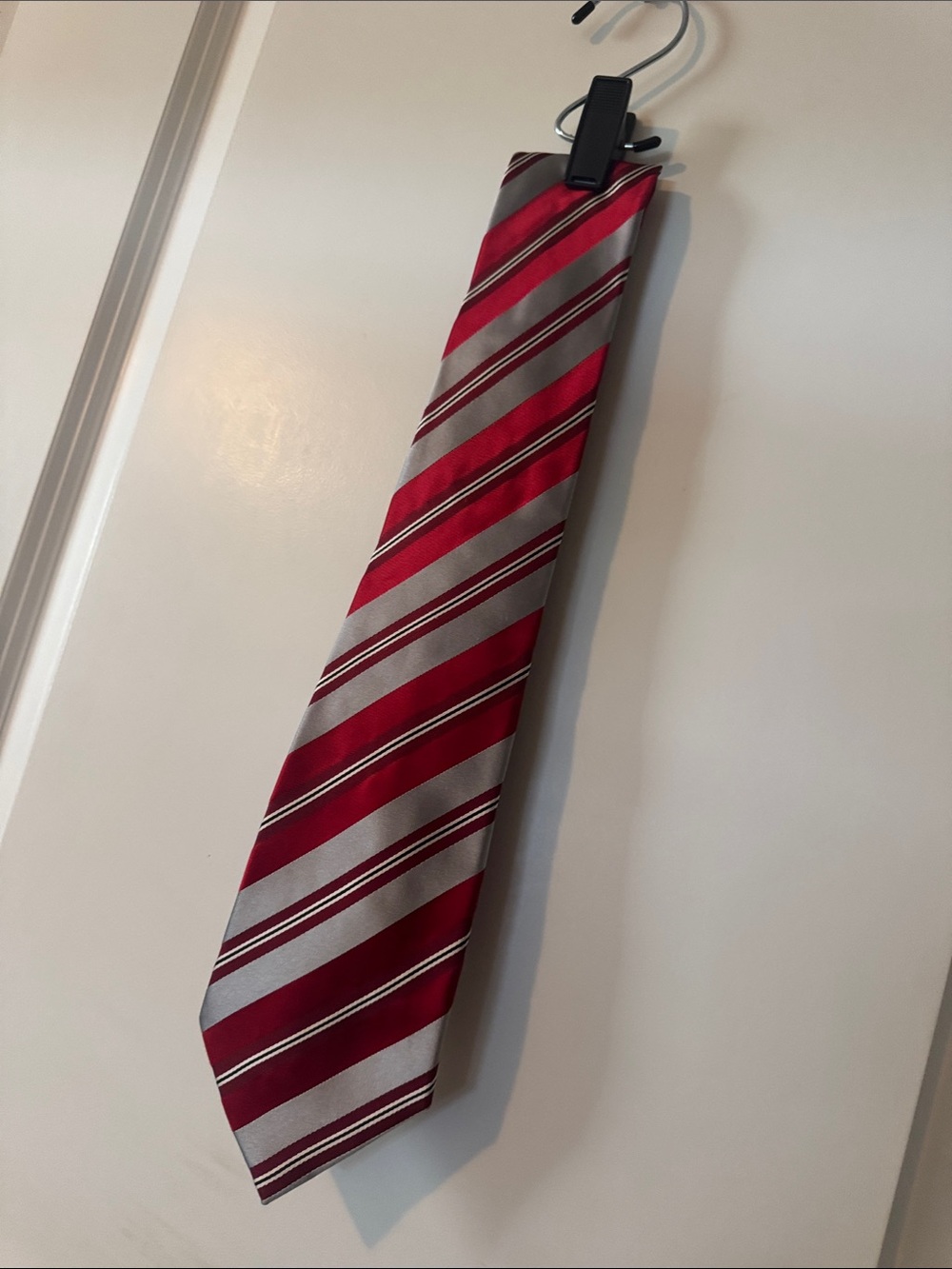 Donald J. Trump Signature Collection Necktie Neck Tie Burgundy Red Striped